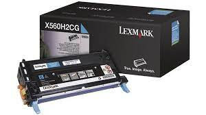 Lexmark X560H2CG Cyan High Yield Original Toner Cartridge (10000 Pages) for Lexmark X560, X560de, X560dn, X560n